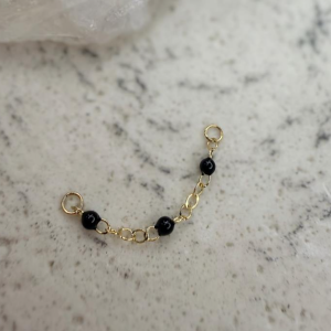 Black enamel chain