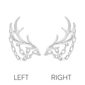 Chained antler - white gold