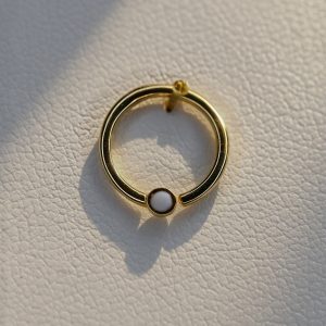 Enamel seam ring