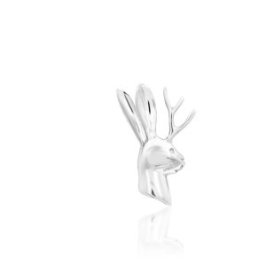 Jack-o-lope - White gold